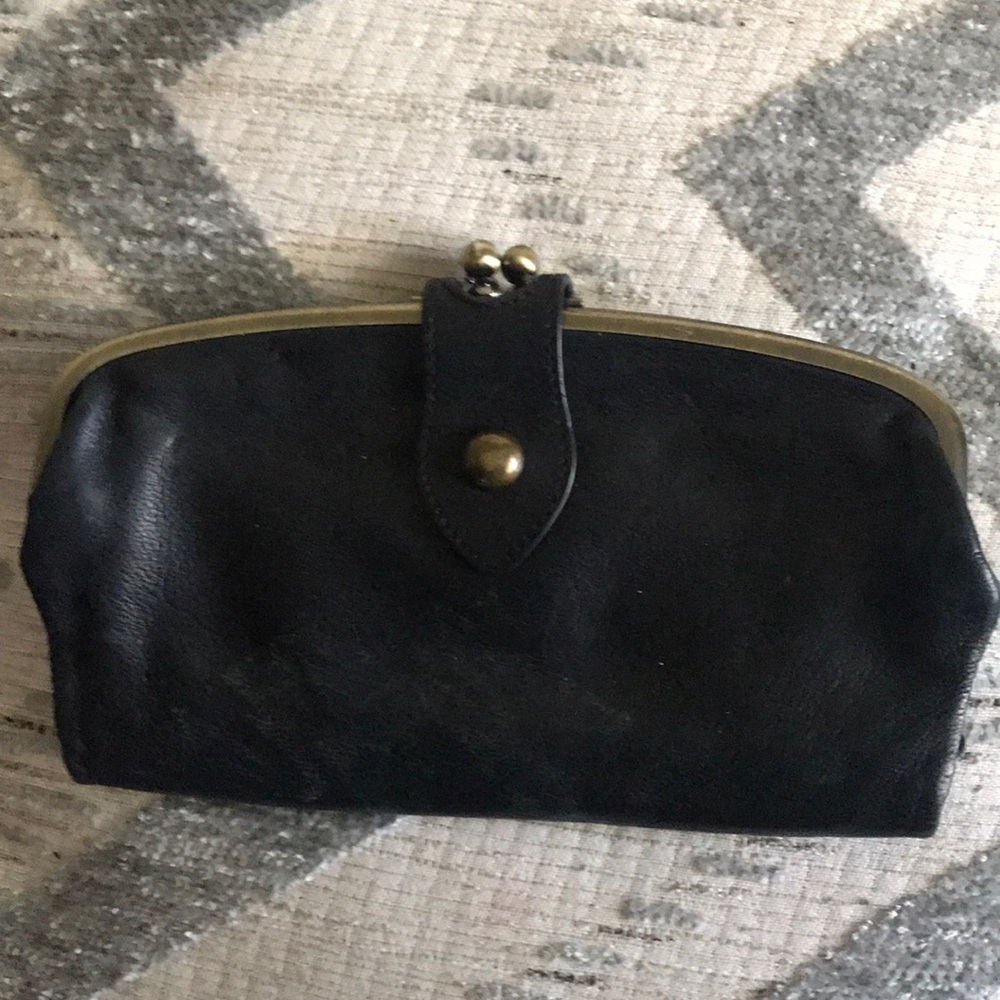 🟦Woman’s Vintage Navy Blue Nordstrom Double Sided Wallet
